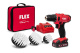 Flex DD 2G 10.8-LD - 2-Gang Akku-Schrauber & Bürsten Set