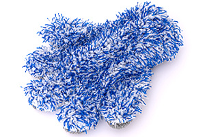 APS Wash Paw - Waschhandschuh Fingerhandschuh blau/grau