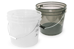 APS Ultra Clear Wash Bucket 3GAL - transparenter Wascheimer 13L versch. Faben