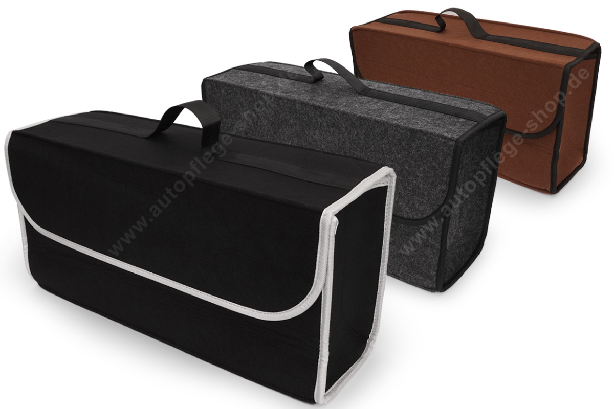 APS X-ORG Filz-Kofferraumtasche Aufbewahrungsfach mit Klettbefestigung  versch. Farben 