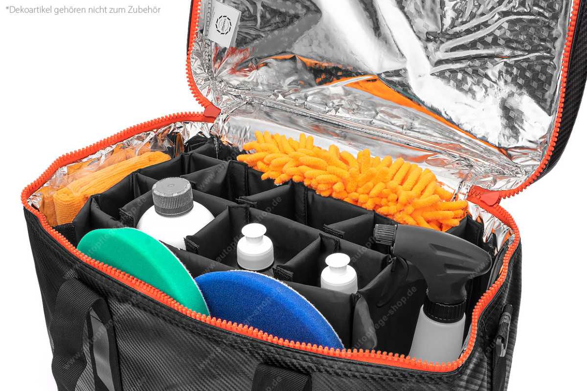 Carpro CQuartz Bag Carbon Style - Detailingtasche inkl. Pflegeset