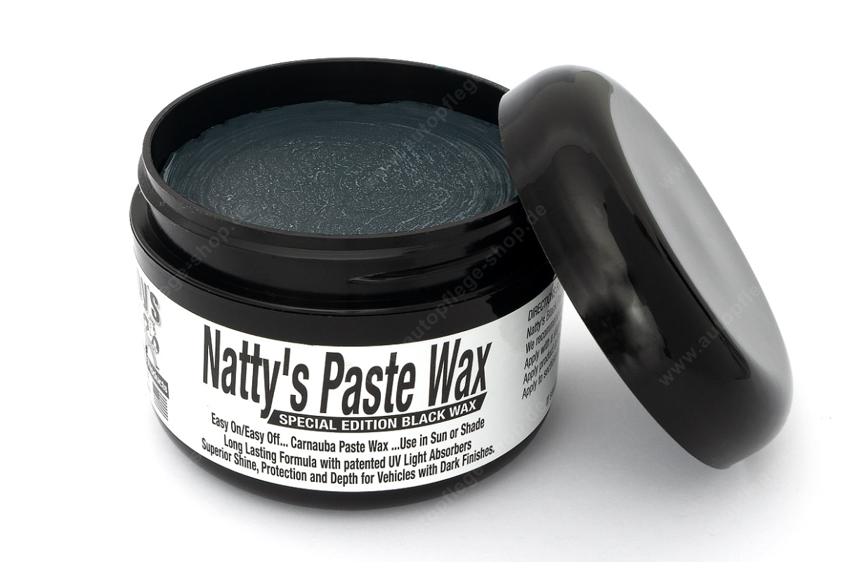Natty's Black Paste Wax 8oz - Poorboy's World Polishing & Auto