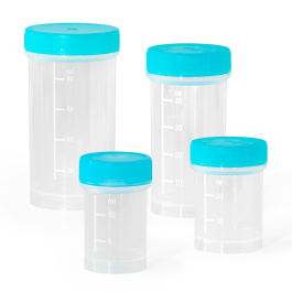 Messbecher, Dosierbecher Plastikdose mit Deckel