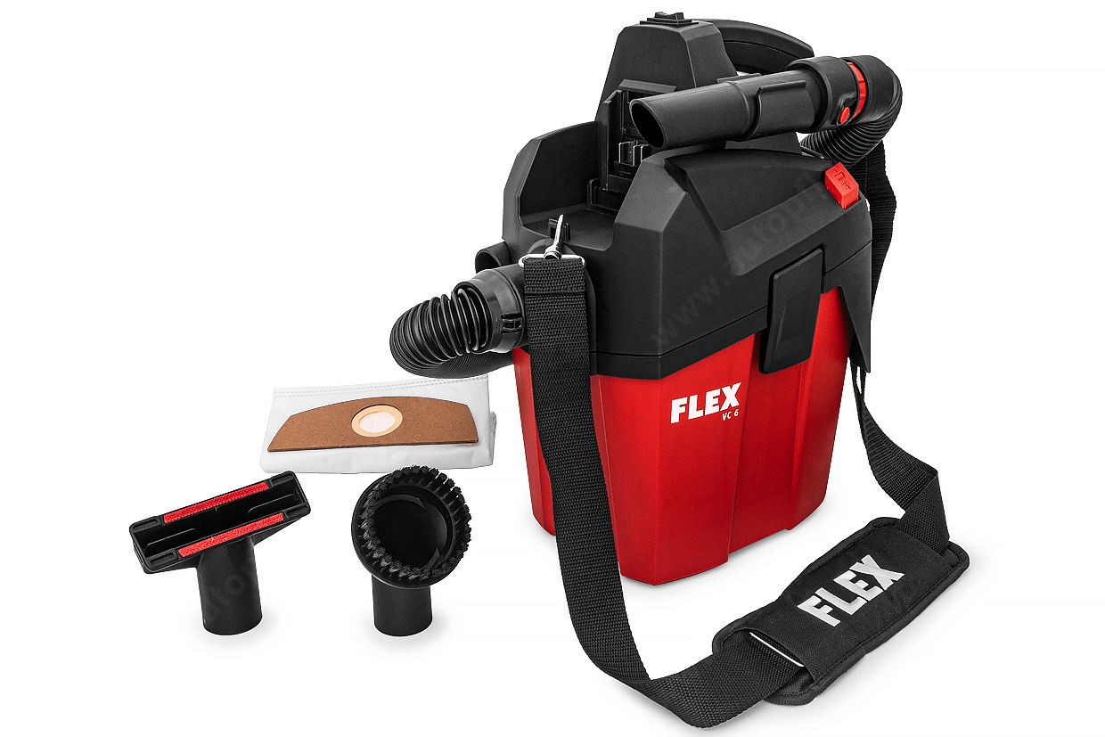 Flex Kompakt Sauger VC 6 L MC mit manueller Filterabreinigung Zubehör 481513 