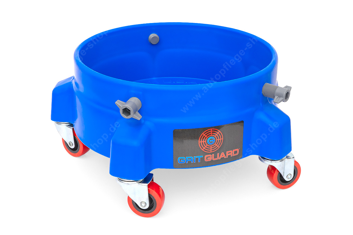 Grit Guard Blue 5 Caster Bucket Dolly - rollender Eimeruntersatz blau