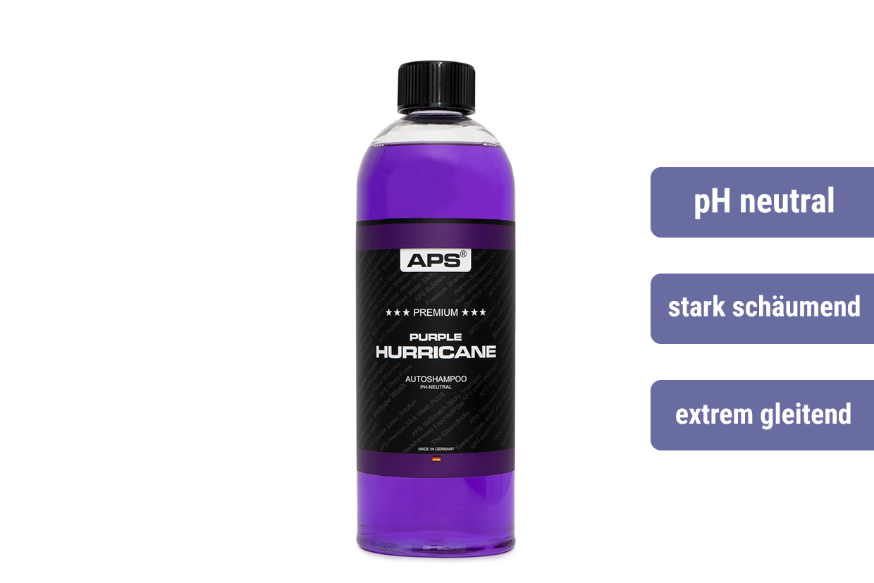 APS Purple Hurricane - Rich Foam and Slick Shampoo 750ml
